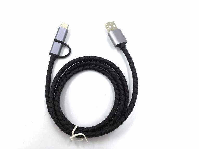宏浩達二合一數(shù)據(jù)線，安卓micro USB/type-c兩用數(shù)據(jù)線