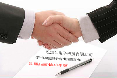 歡迎德國客戶光臨宏浩達(dá)數(shù)據(jù)線工廠參觀考察