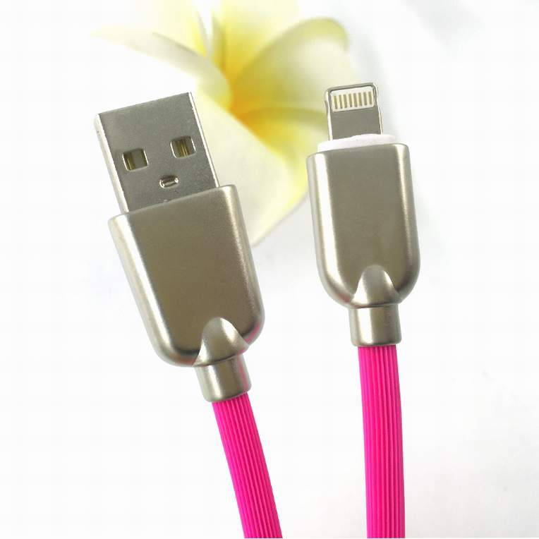 宏浩達狼牙鋅合金蘋果數(shù)據(jù)線，蘋果lightning數(shù)據(jù)線iPhone手機通用
