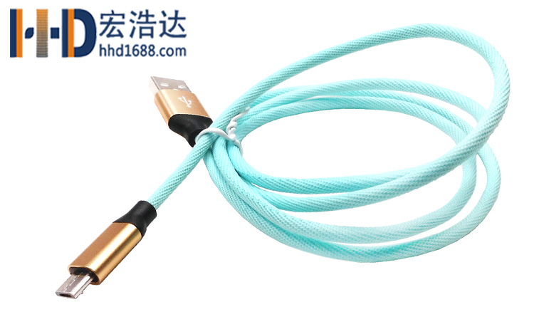 宏浩達(dá)廠(chǎng)家直銷(xiāo)手機(jī)數(shù)據(jù)線(xiàn)鋁合金布紋充電安卓數(shù)據(jù)線(xiàn)工廠(chǎng)專(zhuān)業(yè)定制