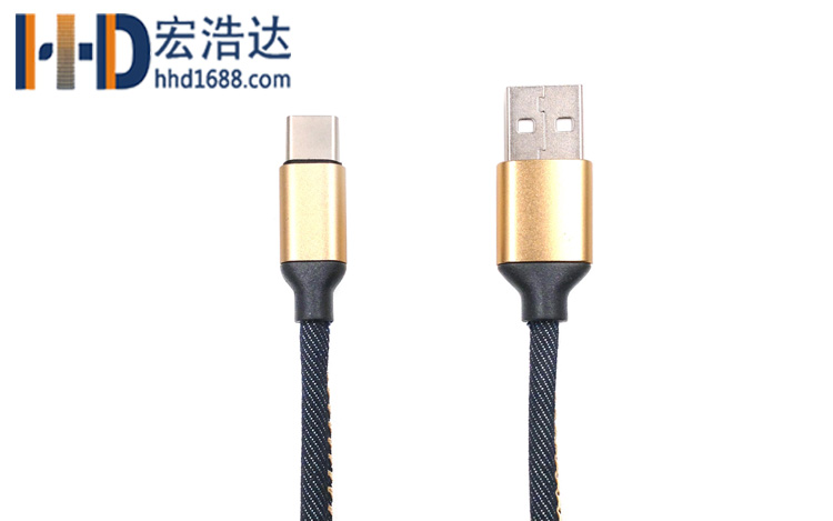 宏浩達廠家直銷樂視數(shù)據(jù)線type-c充電線華為手機數(shù)據(jù)線生產廠定制