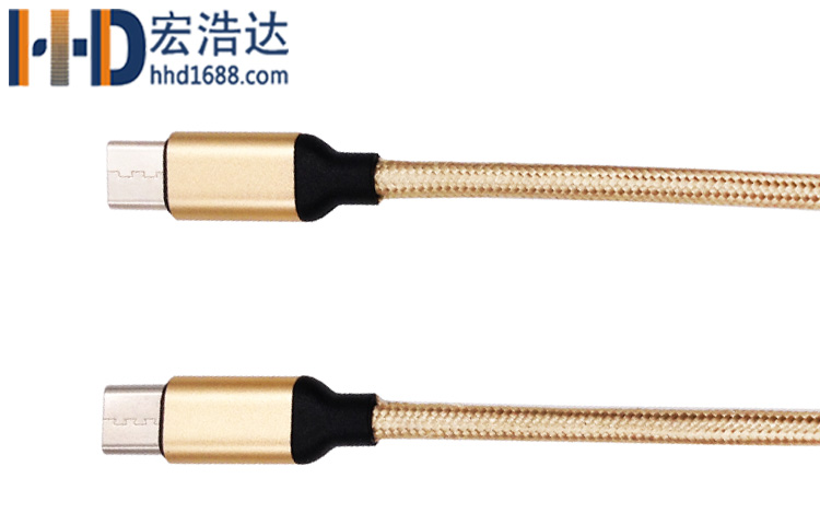 USB type-c to type-c數(shù)據(jù)線雙面插對充小米樂視快速充電線廠家直銷